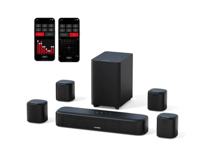 Barra de sonido Aura A40 7.1 con control por aplicación