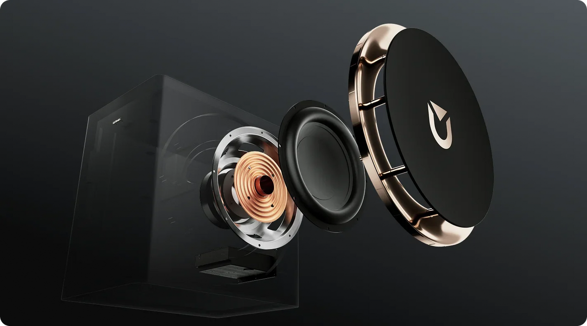 Subwoofer profesional de 10 pulgadas con tecnología de bajos GRAVUS