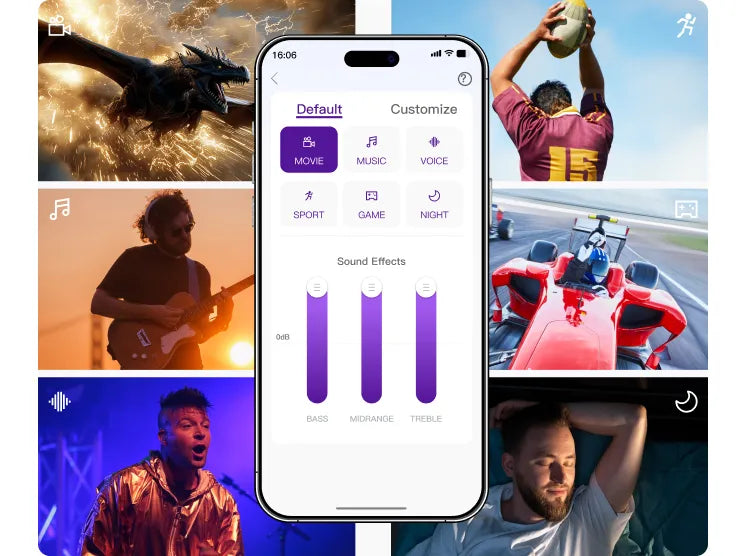 6 modos de sonido